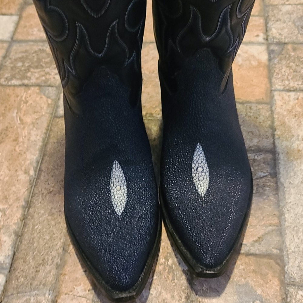 Royal Lodge Stingray leather cowboy boots size 13